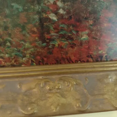 Framed Claude Monet Print 'The Artist's Garden in Argenteuil'