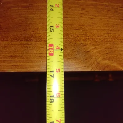 Wood Finish TV/Media Stand- Approx 29 1/4" Wide, 17" Deep, 25" Tall