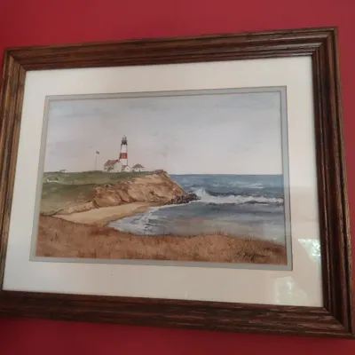 Framed Print of Lighthouse