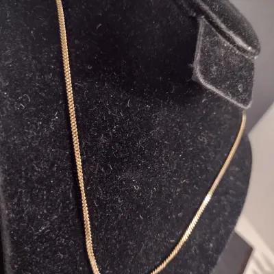 14 Karat Yellow Gold Necklace- Approx 4.6 Grams Total Weight, 21" Long (#22)