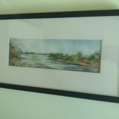 Pair of Framed Watercolor Prints