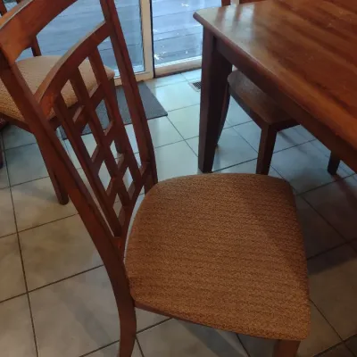Dining Table with Six Chairs- Ashley Furniture- Approx 35 1/2" x 60" x 29 1/2" Tall