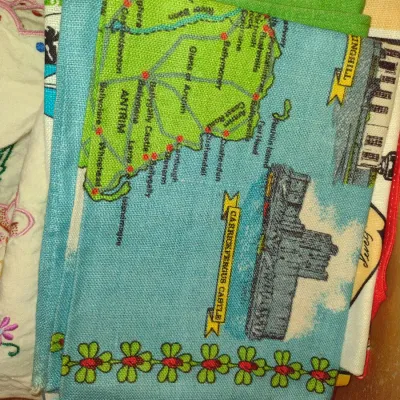 Collection of Table Linens, Linen Kitchen Towels, and Vintage Embroidered Linens