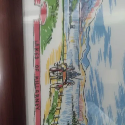 Large Framed Story Map of Ireland