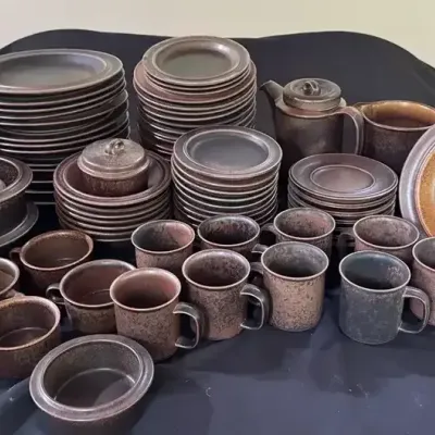 96-Pc Arabia Finland "Ruska" Stoneware Dinnerware Set – Ulla Procopé MCM