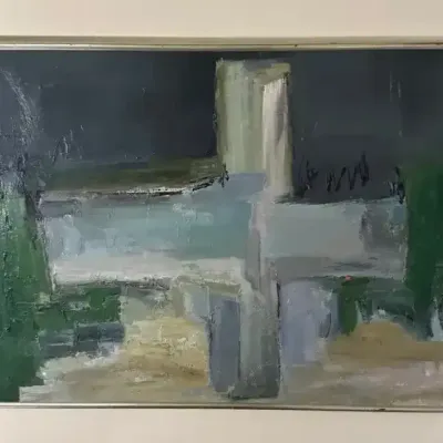 Ann Bacon Original Oil Painting, Signed and Dated 1984/85