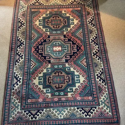 Oriental Area Rug with Original Receipt, 6'2" x 4'3" Hand-Loomed Style Rug