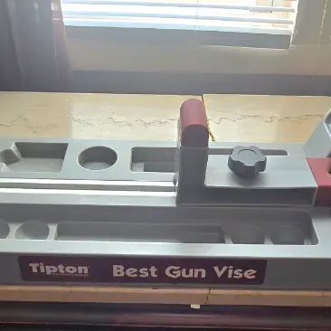 Sale Photo Thumbnail #36: In good condition.  Butt rest and barrel rest are adjustible.