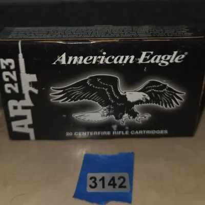 Sale Photo Thumbnail #171: 55 Grain
20 Cartridges
Sealed Box
