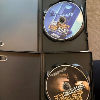Sale Photo Thumbnail #357: 1 Home Security DVD
1 Concealed carry DVD 
Both in original cases