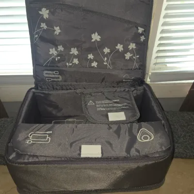 Sale Photo Thumbnail #154: This case is not designed to carry ammo however,  the seller did store nearly all the ammo available in this sale within it.  
Zip closer works as designed