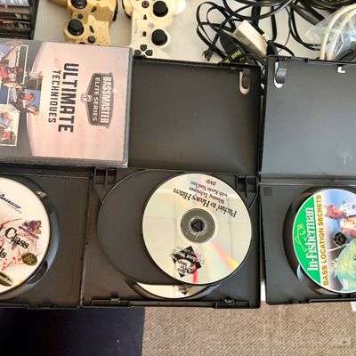 Sale Photo Thumbnail #360: Lot of 4 Hunting and fishing technique instructional videos.