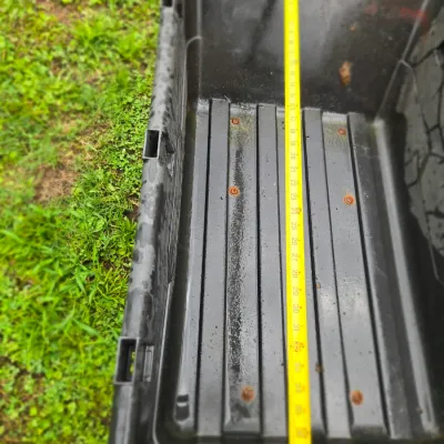 Sale Photo Thumbnail #108: Tires need replaced but this cart works well and will carry trash,  clippings,  debris around your yard or property with ease.