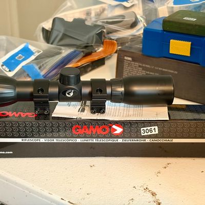 Sale Photo Thumbnail #396: Riflescope including instruction manual. Brand new in original packaging by GAMO.