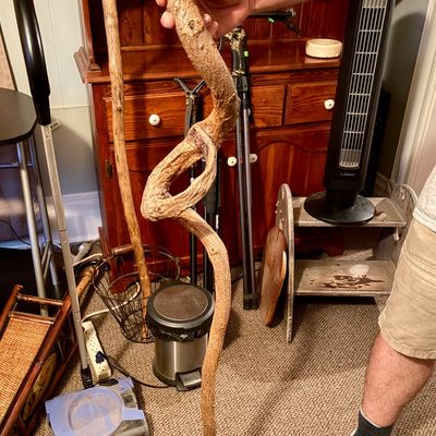 Sale Photo Thumbnail #448: Very well made and interesting walking stick.