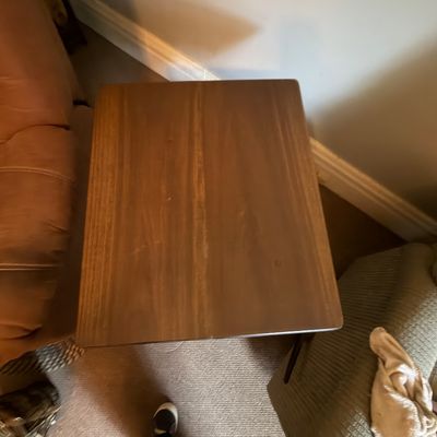 Sale Photo Thumbnail #281: Retro end table. In good working condition.