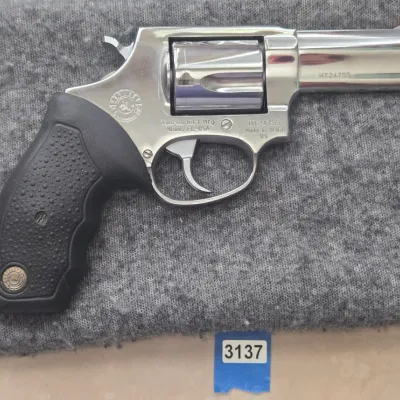 Sale Photo Thumbnail #38: This revolver is accompanied with a holster. Winning bidder of this item will be required to show
1. Valid DL with current address displayed
2. One of the following documents
a. VALID CC Permit
b. VALID HUNTING (FIREARMS) LICENSE
c. VALID FFL REGISTRATION