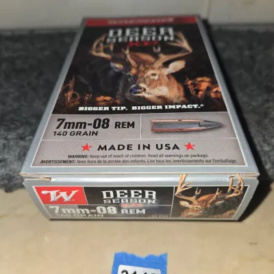 Sale Photo Thumbnail #157: Full box of ammo rounds. 
140 grain