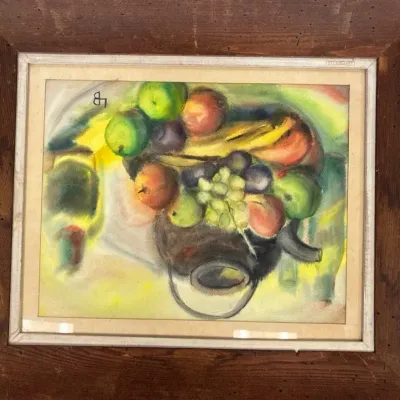 Lathy City Plaque & Fruit Art Piece Set
