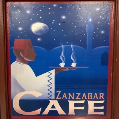 Cabbage And Kinds Poster + Zanzabar Cafe Framed Poster & Fence Print 