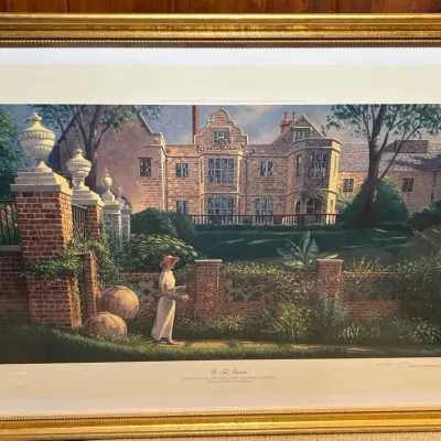 John Morton Barber  Signed, Numbered Print- Virginia House 