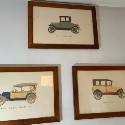 3 Framed Chevrolet Collectors Prints