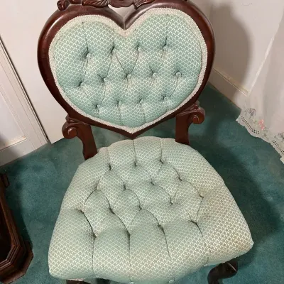 Victorian Eastlake Style Upholstered Chair 