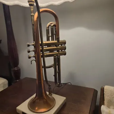 Vintage Trumpet Lamp