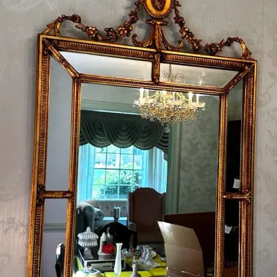 Neoclassical Gold Gilt Wall Mirror