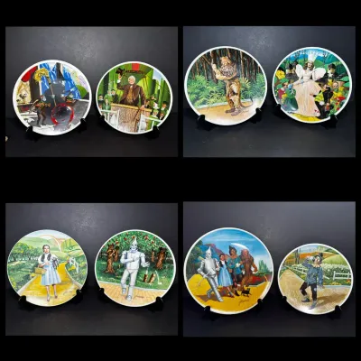8 Wizard Of Oz Commemorative Plates