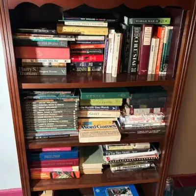 Wooden Bookshelf 32w X 12d X 60h