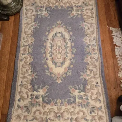 3 Vintage Chinese Wool Runner Rugs 