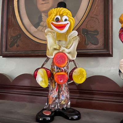 Sale Photo Thumbnail #693: Glass clowns 