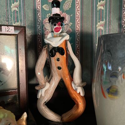 Sale Photo Thumbnail #699: Glass clowns 