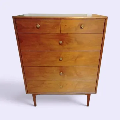TJ229 Kipp Stewart for Drexel Mid-Century High Chest