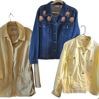 TJ124 Women's Jackets - Bill Blass, Chico's, Croft & Barrow 