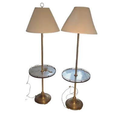 TJ211 Vintage Brass Floor Lamps