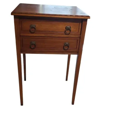 TJ213 Vintage Mahogany Accent Table