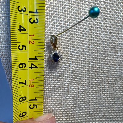 Sale Photo Thumbnail #193: Marked “750” for 18k gold. Total weight is 1.4 grams