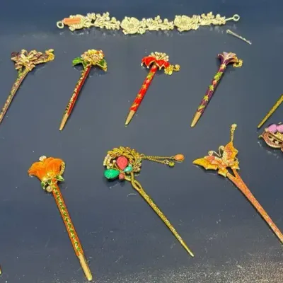 Ornate Chinese Hair Pins!