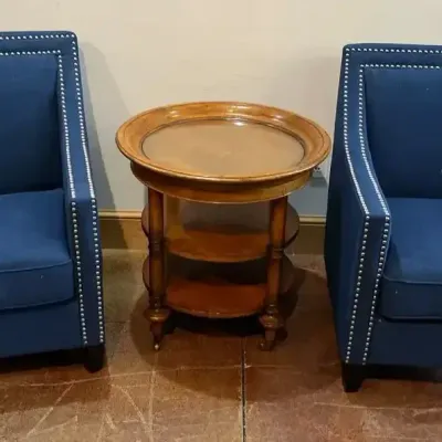 These Blue Chairs Are Simply...Riveting!