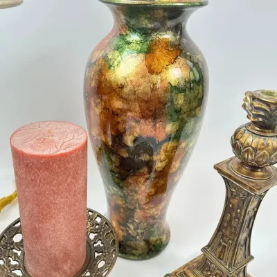 Home Decor Lot San Miguel Candle Lamps