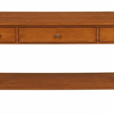Wooden Console / Sofa Table with Three Drawers and Lower Shelf