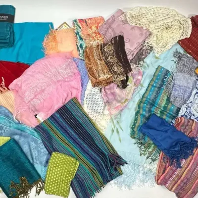 Scarf Lot Assortment Fashion Neckwear Shawls Wraps