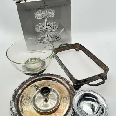 Silver Plated Serving Set 