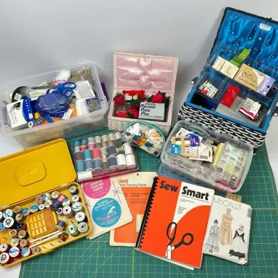 Sewing Basket Lot