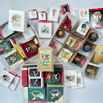 Hallmark Keepsake Christmas Ornament Lot Rocking Horse Club Exclusive