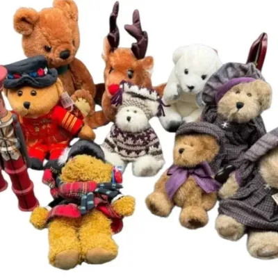 Teddy Bear Plush Lot Scottish Piper Beefeater Boyds Bears Stuffed Animals