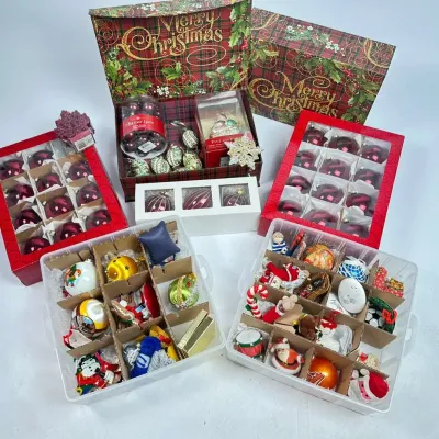 Fitz and Floyd Christmas Ornament Lot Holiday Decor