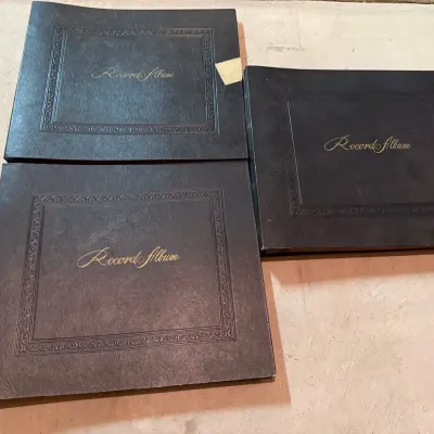 3 Record Books of 23 Vintage Vinyl LP Records